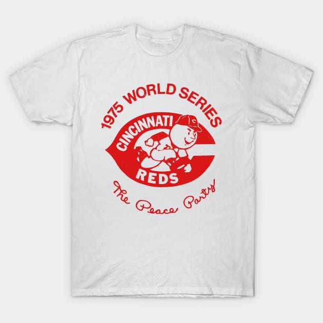 Cincinnati Red Legs '75 World Series T-Shirt by DrumRollDesigns